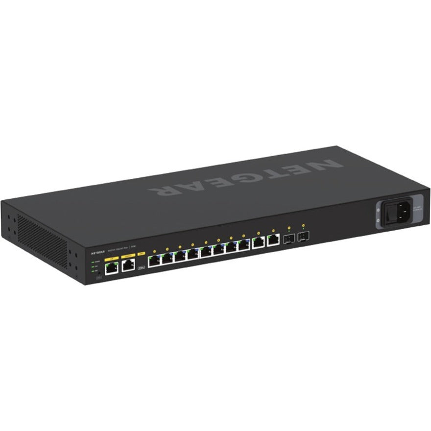 Netgear AV Line M4250-10G2XF-PoE+ Ethernet Switch — GSM4212PX-100NAS