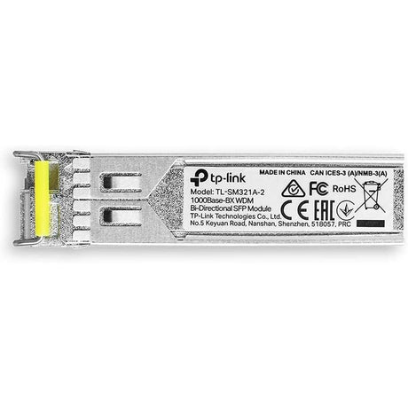 TP-Link TL-SM321A-2 - 1000Base-BX WDM Bi-Directional Gigabit Single-Mode SFP Module — SM321A-2