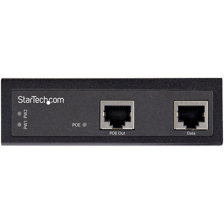 StarTech.com Industrial Gigabit PoE Injector - High Speed 90W 802.3bt PoE++ 52V-56VDC Ultra Power Over Ethernet/UPoE Injector -40C to +75C — POEINJ1G90W