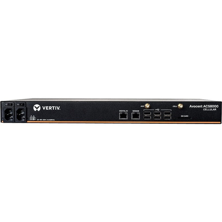 Vertiv Avocent ACS8000 Serial Console 16 port | Dual AC Power | AT&T+Verizon — ACS8032-NA-DAC-400