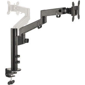 SIIG Single Pole Arm Multi-Angle Replaceable Articulating Monitor Desk Mount - 14" to 30" — CE-MT3D11-S1