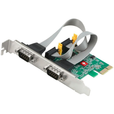 SIIG 2 Port DP Cyber RS-232 2S PCIe Card - 250Kbps — JJ-E20711-S1
