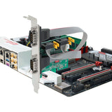 SIIG 2 Port DP Cyber RS-232 2S PCIe Card - 250Kbps — JJ-E20711-S1