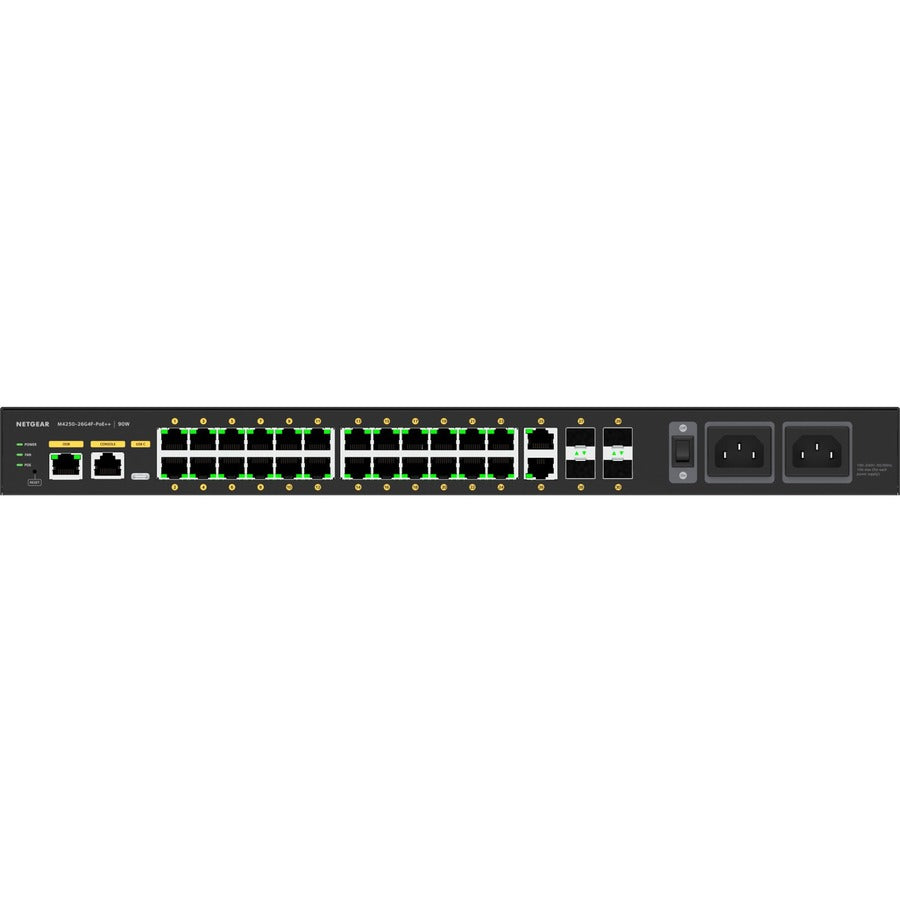 Netgear M4250-26G4F-PoE++ AV Line Managed Switch — GSM4230UP-100NAS
