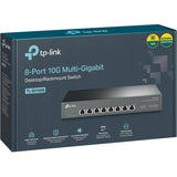 TP-Link TL-SX1008 - 8 Port 10G/Multi-Gig Unmanaged Ethernet Switch — TL-SX1008