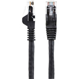 StarTech.com 6in (15cm) CAT6 Ethernet Cable, LSZH (Low Smoke Zero Halogen) 10 GbE Snagless 100W PoE UTP RJ45 Black Network Patch Cord, ETL — N6LPATCH6INBK