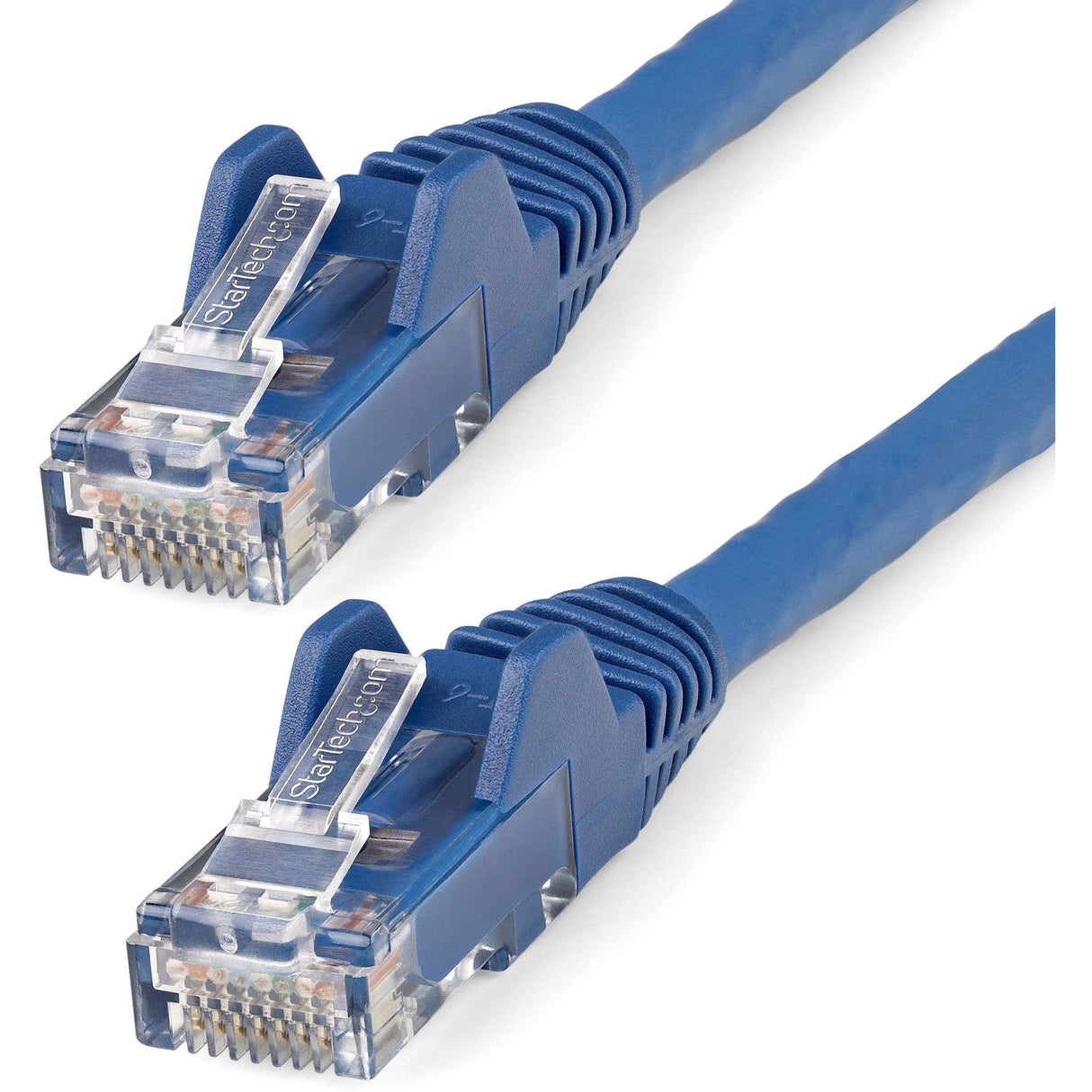 StarTech.com 6in (15cm) CAT6 Ethernet Cable, LSZH (Low Smoke Zero Halogen) 10 GbE Snagless 100W PoE UTP RJ45 Blue Network Patch Cord, ETL — N6LPATCH6INBL