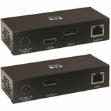 Eaton Tripp Lite Series DisplayPort over Cat6 Extender Kit, KVM Support, USB, 4K, DP1.2a, PoC, HDCP 2.2, 230 ft. (70 m), TAA — B127A-1A1-BDBD