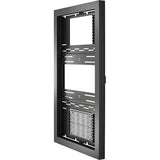 Chief Impact 55" Portrait On-Wall Kiosk - With Protective Glass - Black — LW55UBPG