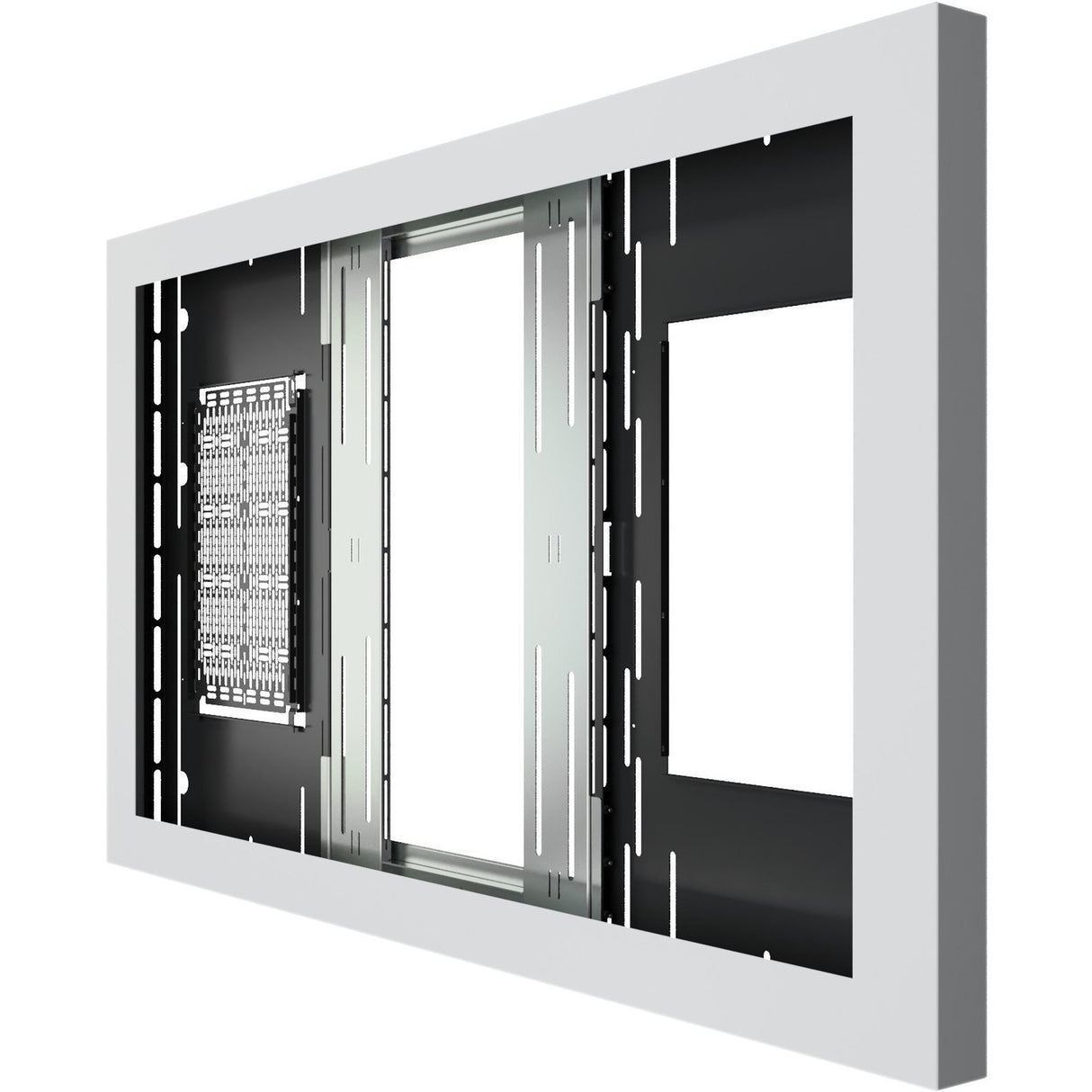 Chief Impact On-Wall Kiosk - Landscape 55" White — LW55UW