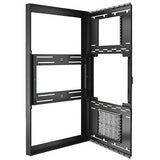 Chief Impact? On-Wall Kiosk with Protective Glass - Portrait 55 Inch White — LW55UWPG