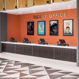 Chief Impact? On-Wall Kiosk with Protective Glass - Portrait 75 Inch Black — LW75UBPG