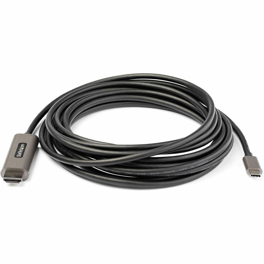 StarTech.com 16ft (5m) USB C to HDMI Cable 4K 60Hz with HDR10, Ultra HD USB Type-C to HDMI 2.0b Video Adapter Cable, DP 1.4 Alt Mode HBR3 — CDP2HDMM5MH