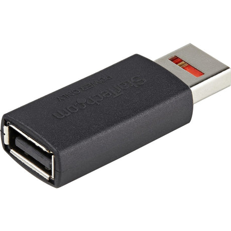 StarTech.com Secure Charging USB Data Blocker Adapter, Male/Female USB-A Data Blocking Charge/Power-Only Charging Adapter for Phone/Tablet — USBSCHAAMF