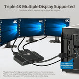 SIIG 8K 1x3 DisplayPort 1.4 to DisplayPort MST Hub Splitter — CE-DP0P11-S1