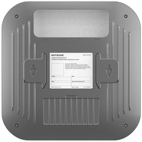 Netgear WAX620 Dual Band Wi-Fi 6 IEEE 802.11 a/b/g/n/ac/ax/i 3.60 Gbit/s Wireless Access Point - Indoor — WAX620-100NAS
