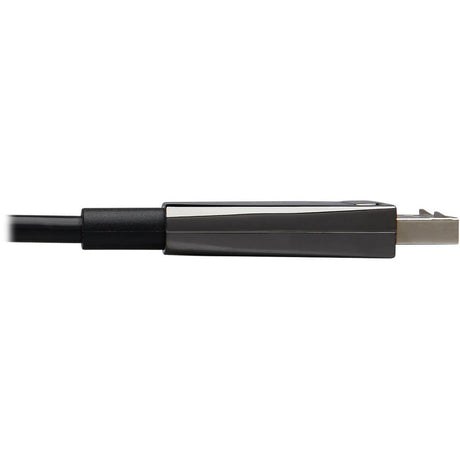 Tripp Lite by Eaton DisplayPort Active Optical Cable (AOC), 8K 60 Hz (M/M), CL3 Rated, Latching Connectors, Black, 15 m (49 ft.) — P580F3-15M-8K6