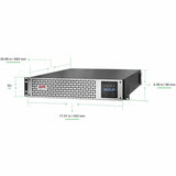 APC by Schneider Electric Smart-UPS, Lithium-Ion, 3000VA, 120V with SmartConnect Port and Network Card — SMTL3000RM2UCNC