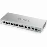 ZYXEL 12-Port Web-Managed Multi-Gigabit Switch Includes 3-Port 10G and 1-Port 10G SFP+ — XGS1250-12