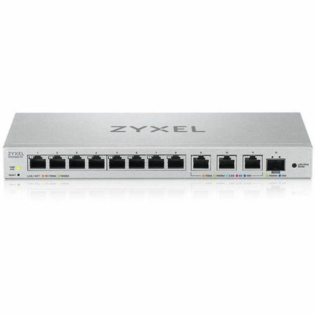 ZYXEL 12-Port Web-Managed Multi-Gigabit Switch Includes 3-Port 10G and 1-Port 10G SFP+ — XGS1250-12