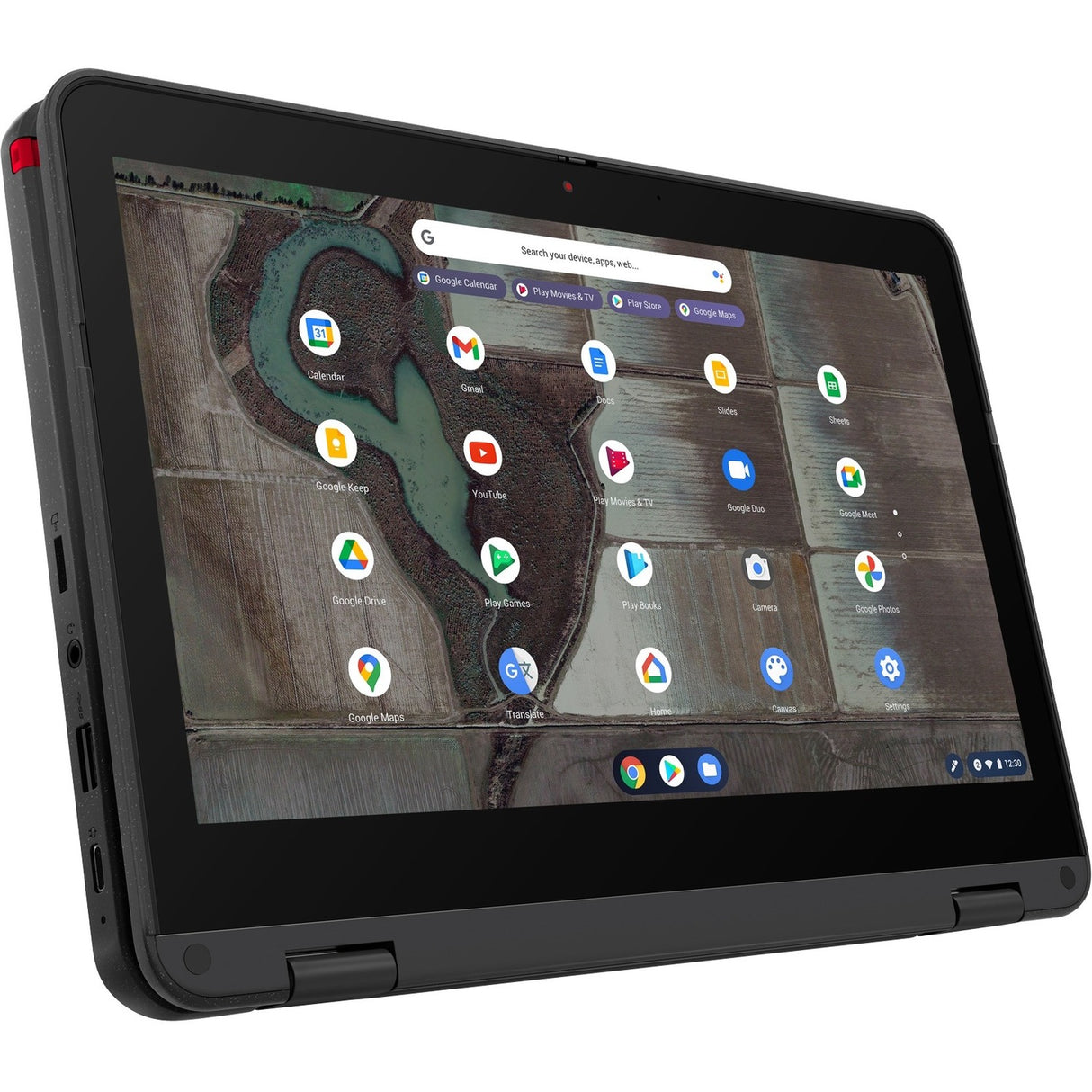 Lenovo 500e Chromebook Gen 3 82JB0001US 11.6" Touchscreen Convertible 2 in 1 Chromebook - HD - 1366 x 768 - Intel Celeron N5100 Quad-core (4 Core) 1.10 GHz - 4 GB Total RAM - 32 GB Flash Memory - Gray — 82JB0001US