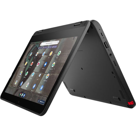 Lenovo 500e Chromebook Gen 3 82JB0001US 11.6" Touchscreen Convertible 2 in 1 Chromebook - HD - 1366 x 768 - Intel Celeron N5100 Quad-core (4 Core) 1.10 GHz - 4 GB Total RAM - 32 GB Flash Memory - Gray — 82JB0001US