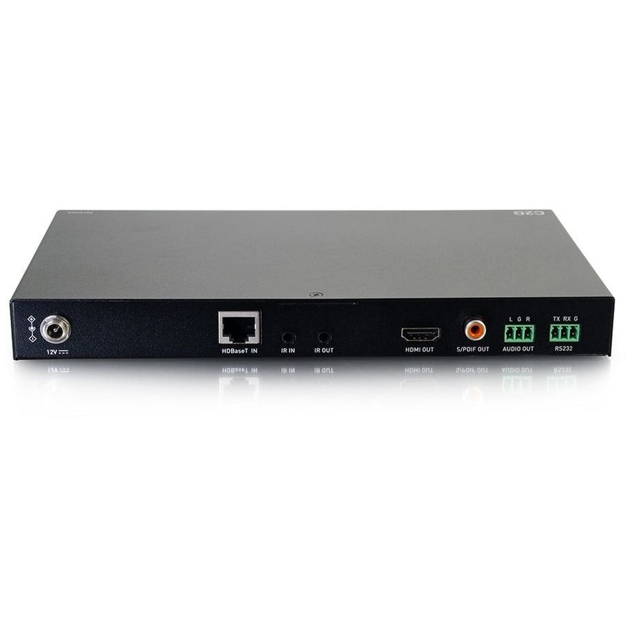 C2G HDMI HDBaseT + RS232 + IR over Cat Extender Box Scaling Receiver — C2G30016