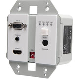 C2G HDBaseT HDMI Extender + VGA, 3.5mm, RS232 and IR over Cat - Dual Gang HDMI Wall Plate Transmitter - 4K 60Hz — C2G30017