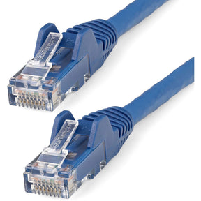 StarTech.com 7ft (2m) CAT6 Ethernet Cable, LSZH (Low Smoke Zero Halogen) 10 GbE Snagless 100W PoE UTP RJ45 Blue Network Patch Cord, ETL — N6LPATCH7BL