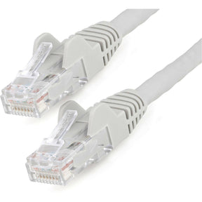 StarTech.com 7ft (2m) CAT6 Ethernet Cable, LSZH (Low Smoke Zero Halogen) 10 GbE Snagless 100W PoE UTP RJ45 Gray Network Patch Cord, ETL — N6LPATCH7GR