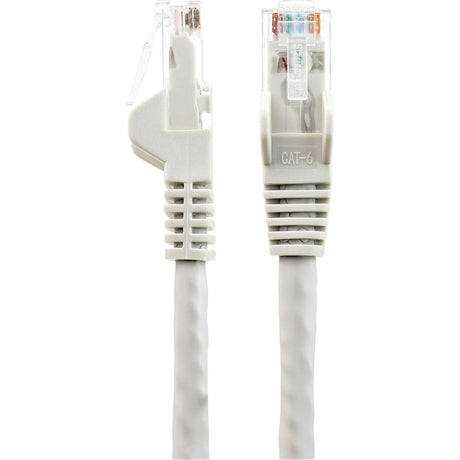 StarTech.com 7ft (2m) CAT6 Ethernet Cable, LSZH (Low Smoke Zero Halogen) 10 GbE Snagless 100W PoE UTP RJ45 Gray Network Patch Cord, ETL — N6LPATCH7GR
