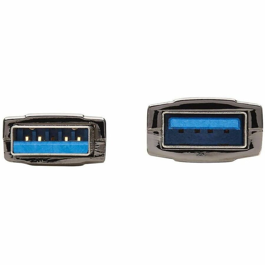 Eaton Tripp Lite Series USB 3.2 Gen 1 CL3-Rated Fiber Active Optical Cable (AOC) - Extension/Repeater, A M/F, Black, 15 m (49 ft.) — U330F-15M-G1