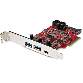 StarTech.com 5-Port USB PCIe Card, 10Gbps USB 3.2 Gen 2 PCIe Card, 1 USB-C/2 USB-A, Internal Header (2x 5Gbps USB), USB C PCI Express Card — PEXUSB312A1C1H