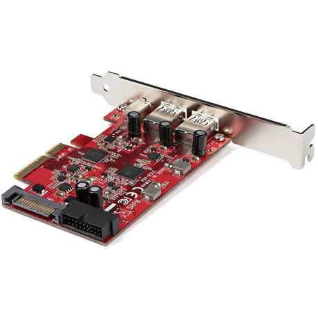 StarTech.com 5-Port USB PCIe Card, 10Gbps USB 3.2 Gen 2 PCIe Card, 1 USB-C/2 USB-A, Internal Header (2x 5Gbps USB), USB C PCI Express Card — PEXUSB312A1C1H
