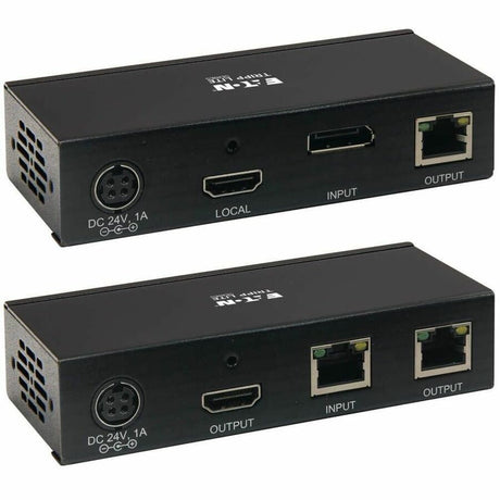 Eaton Tripp Lite Series DisplayPort to HDMI over Cat6 Extender Kit, Transmitter/Transceiver - 4K 60 Hz, HDR, 4: 4: 4, PoC, 230 ft. (70.1 m), TAA — B127A-111-BDTH