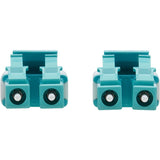 Eaton Tripp Lite Series 100G Duplex Multimode 50/125 OM4 Armored Fiber Optic Cable (LC/LC Duplex M/M), LSZH, Aqua, 100 m (328 ft.) — N821-100M-AQ-AR