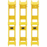 Tripp Lite High-Capacity Vertical Cable Manager - Double Finger Duct, Yellow, 6 ft. (1.8 m) — SRCABLEVRT3FC