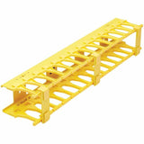 Tripp Lite High-Capacity Vertical Cable Manager - Double Finger Duct, Yellow, 6 ft. (1.8 m) — SRCABLEVRT3FC