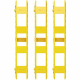 Tripp Lite High-Capacity Vertical Cable Manager - Double Finger Duct, Yellow, 6 ft. (1.8 m) — SRCABLEVRT3FC