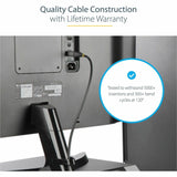 StarTech.com 13ft (4m) VESA Certified DisplayPort 1.4 Cable, 8K 60Hz HDR10, UHD 4K 120Hz Video, DP to DP Monitor Cord, DP 1.4 Cable, M/M — DP14VMM4M