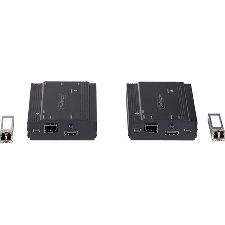StarTech.com 4K HDMI KVM Extender over Fiber, HDMI Video & USB over Fiber, up to 984ft/300m (MultiMode), 10G MMF SFP+ Modules — SV565FXHD4KU