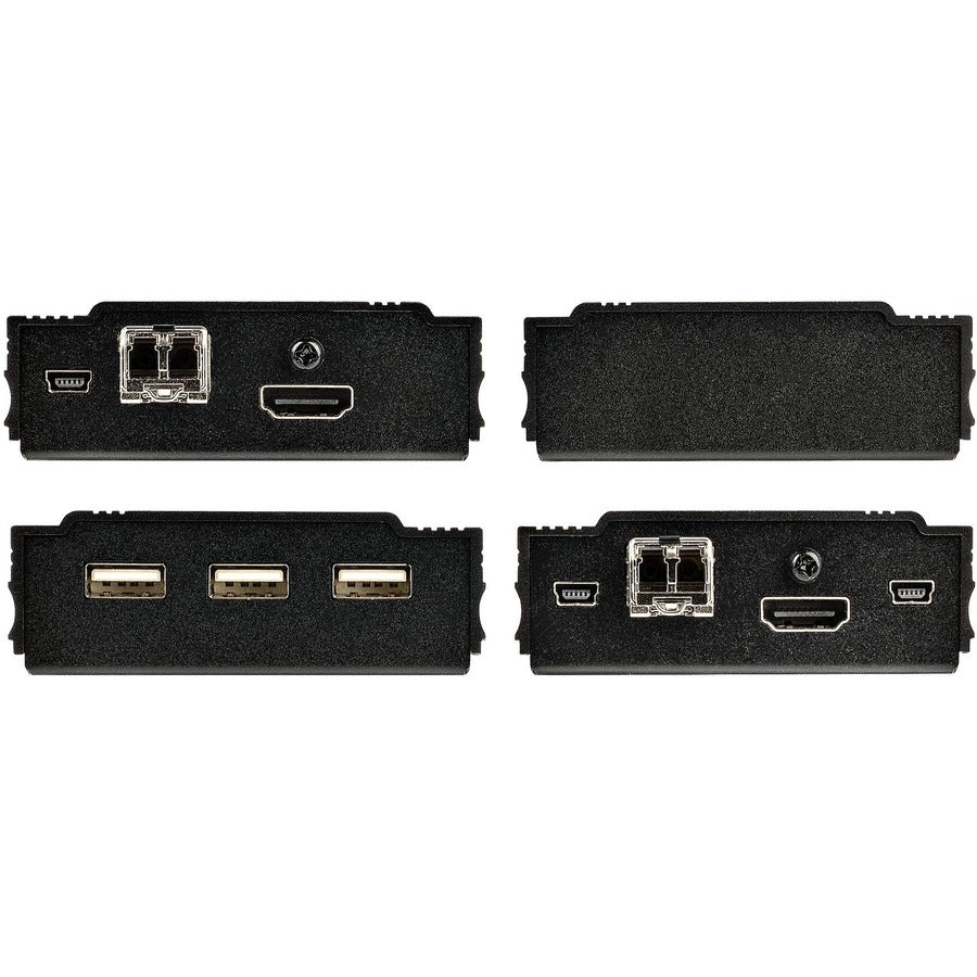 StarTech.com 4K HDMI KVM Extender over Fiber, HDMI Video & USB over Fiber, up to 984ft/300m (MultiMode), 10G MMF SFP+ Modules — SV565FXHD4KU