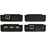 StarTech.com 4K HDMI KVM Extender over Fiber, HDMI Video & USB over Fiber, up to 984ft/300m (MultiMode), 10G MMF SFP+ Modules — SV565FXHD4KU