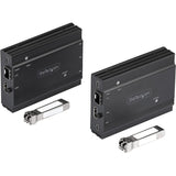 StarTech.com 4K HDMI KVM Extender over Fiber, HDMI Video & USB over Fiber, up to 984ft/300m (MultiMode), 10G MMF SFP+ Modules — SV565FXHD4KU