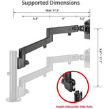 SIIG Mounting Arm for Monitor - Black — CE-MT3G11-S1