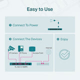 TP-Link TL-SG1210MPE - 10-Port Gigabit Easy Smart Switch with 8-Port PoE+ — TL-SG1210MPE