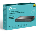 TP-Link TL-SG1210MPE - 10-Port Gigabit Easy Smart Switch with 8-Port PoE+ — TL-SG1210MPE
