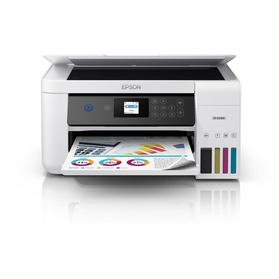 Epson WorkForce ST-C2100 Wireless Inkjet Multifunction Printer - Color — C11CJ63203