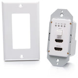 C2G 1-Gang Dual HDMI HDBaseT Wall Plate Transmitter RS232 over Cat Extender — C2G30022