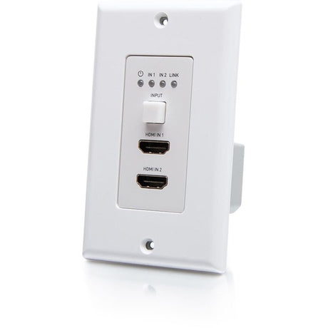 C2G 1-Gang Dual HDMI HDBaseT Wall Plate Transmitter RS232 over Cat Extender — C2G30022